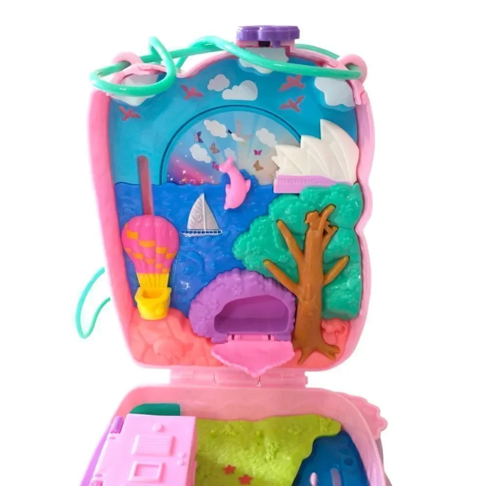 ‎Polly Pocket Koala Adventures Playset Crossbody Pink Missing Pieces Mattel.